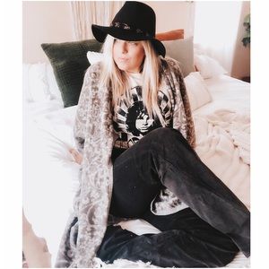 INDIE CHIC Multi knit color cardigan jacket